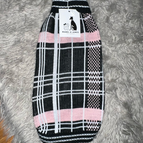 new Mabel & James preppy Burberry looking print dog sweater (XS) - Picture 2 of 9